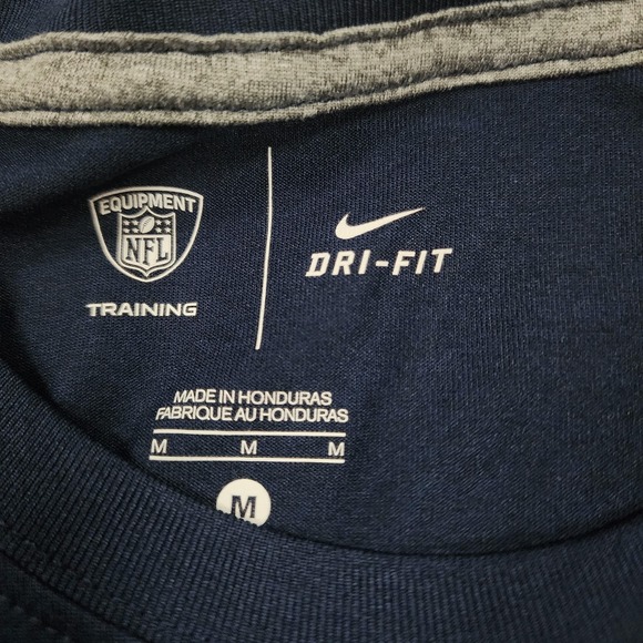 Tennessee Titans Shirt‎ Mens Medium NFL Football Dri Fit Training Nike Polyester - Picture 6 of 13